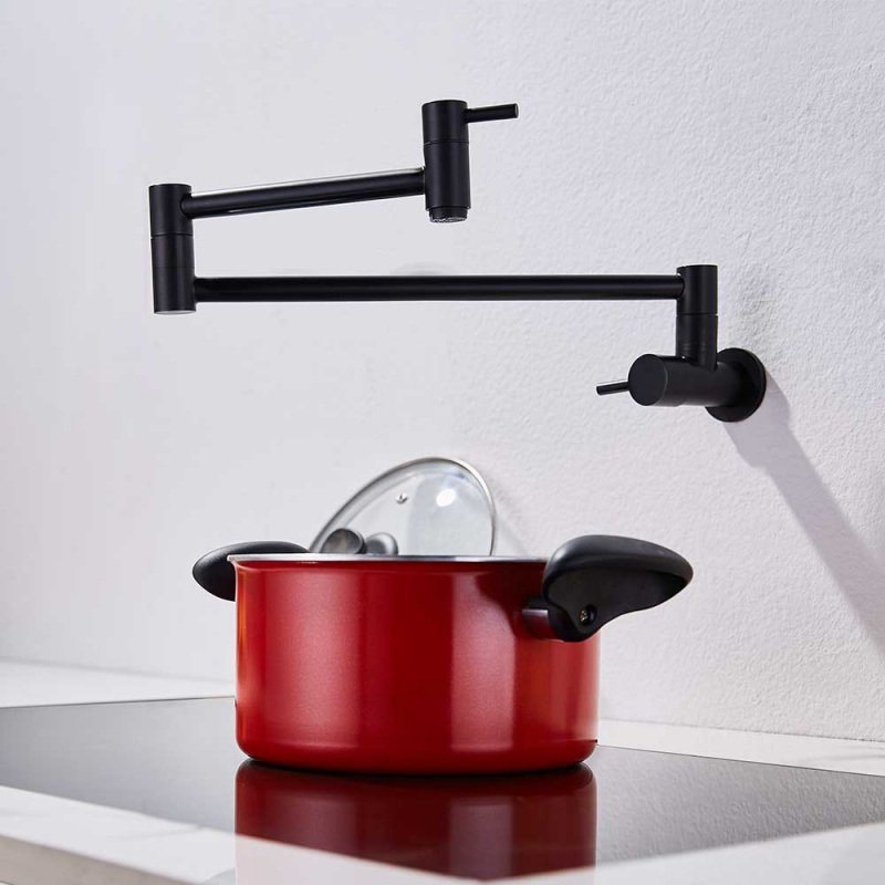 Inox remplisseur de pots montage ,en acier inoxydable, noir mat