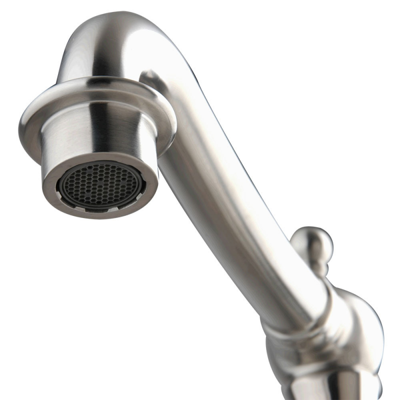 Inox mitigeur lavabo retro bec mobile haut