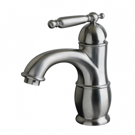 Inox Robinet de lavabo traditionnel avec poignée à levier