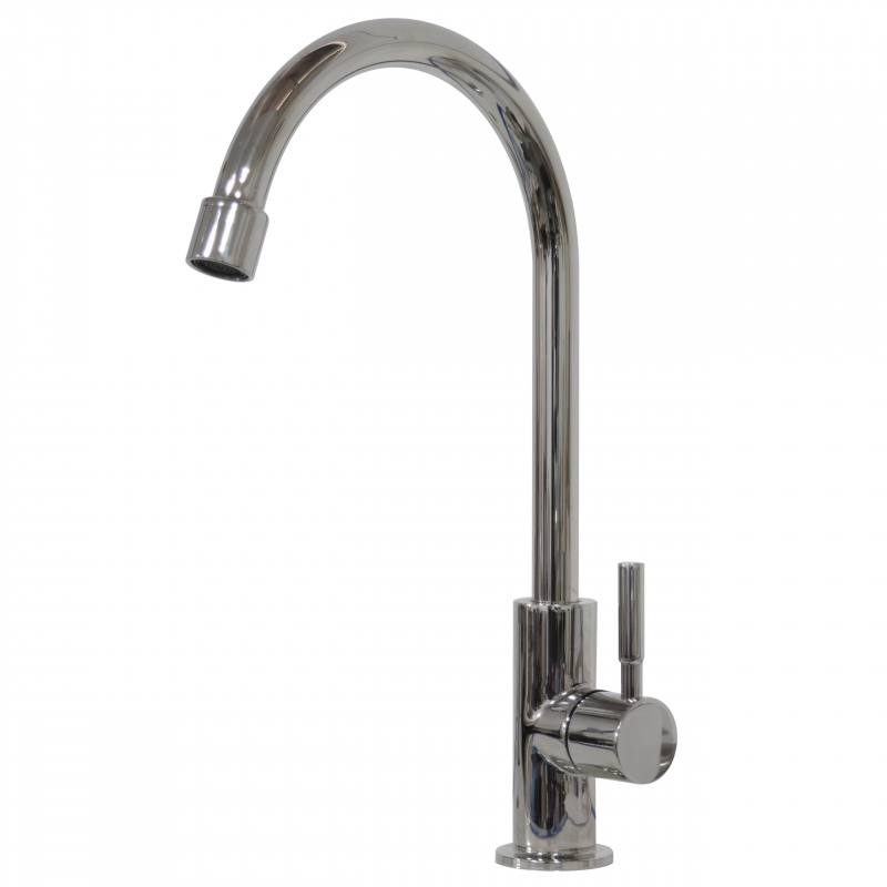 Robineteau purifiée pétillante en acier inoxydable, inox chromé