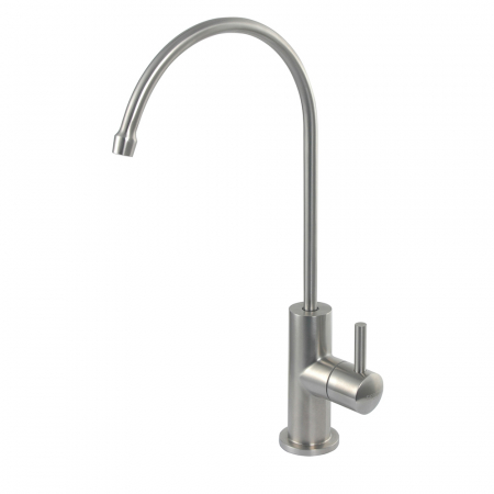 Robinet d'eau ro en inox massif, inox brossé