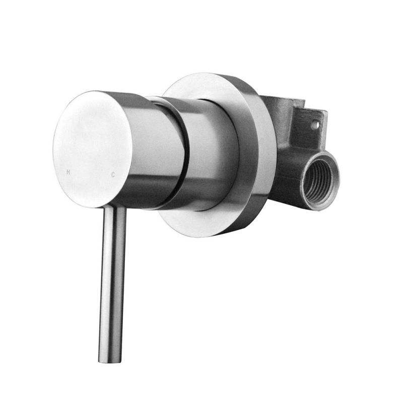 Robinet encastrer en acier inoxydable 1 voie contemporain