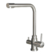 Mélangeur 3 en 1 en acier inoxydable pour filtre à eau, inox brossé (haut 365mm)