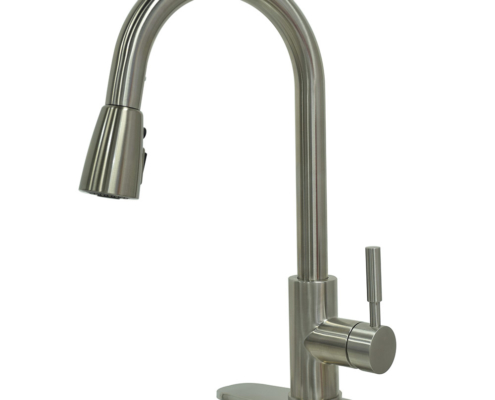 Commercial High Arch Single Handle Kitchen Faucets with Pause Control