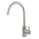 Inox Robinets à un trou avec bec standard pour évier de bar