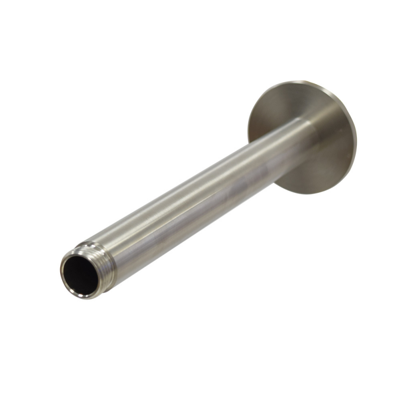 Bras de douche montage plafond inox 316L brossé