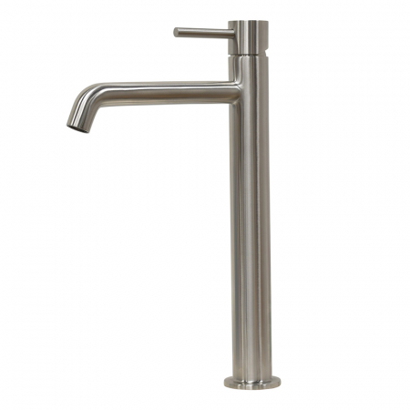 Inox mitigeur lavabo haut minimaliste,inox brossé,Kerox 25