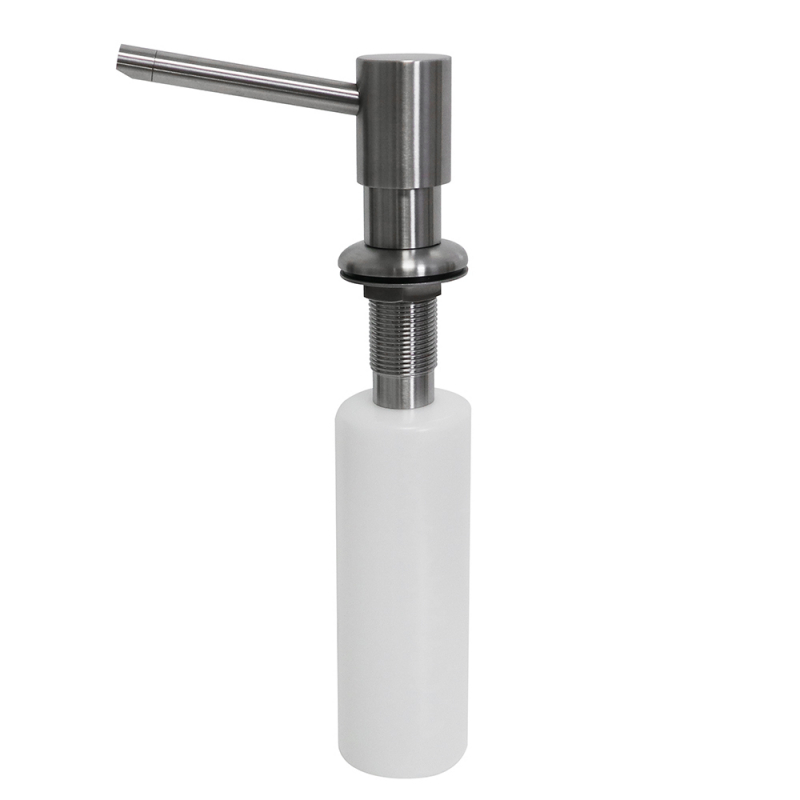 Distributeur à liquide vaisselle intégré ,Inox 316 pompe et Plastique bouteille