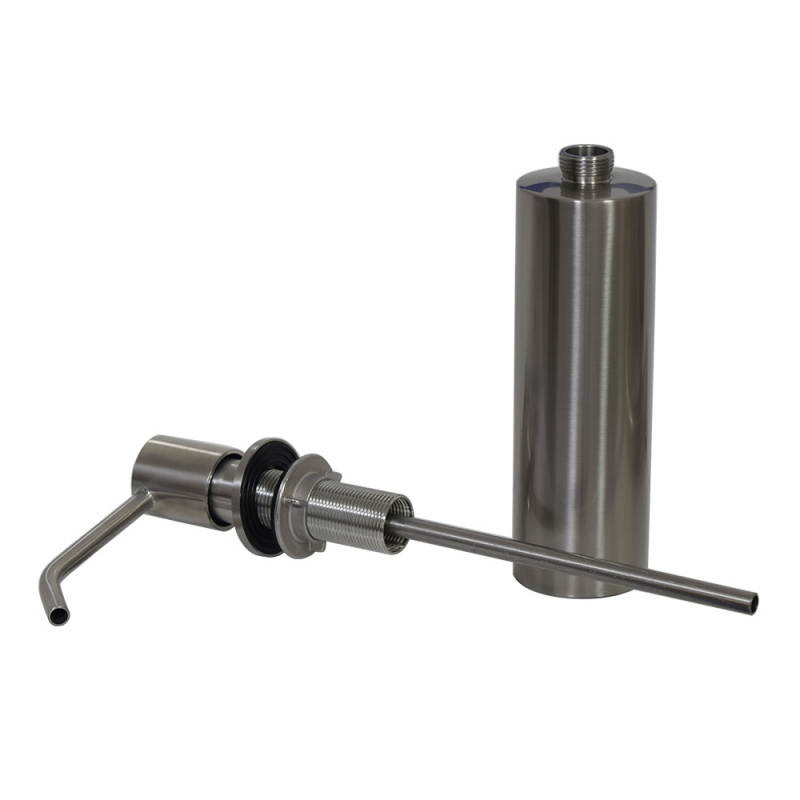 Distributeur Savon intégré Evier Cuisine inox 316 Acier Inoxydable