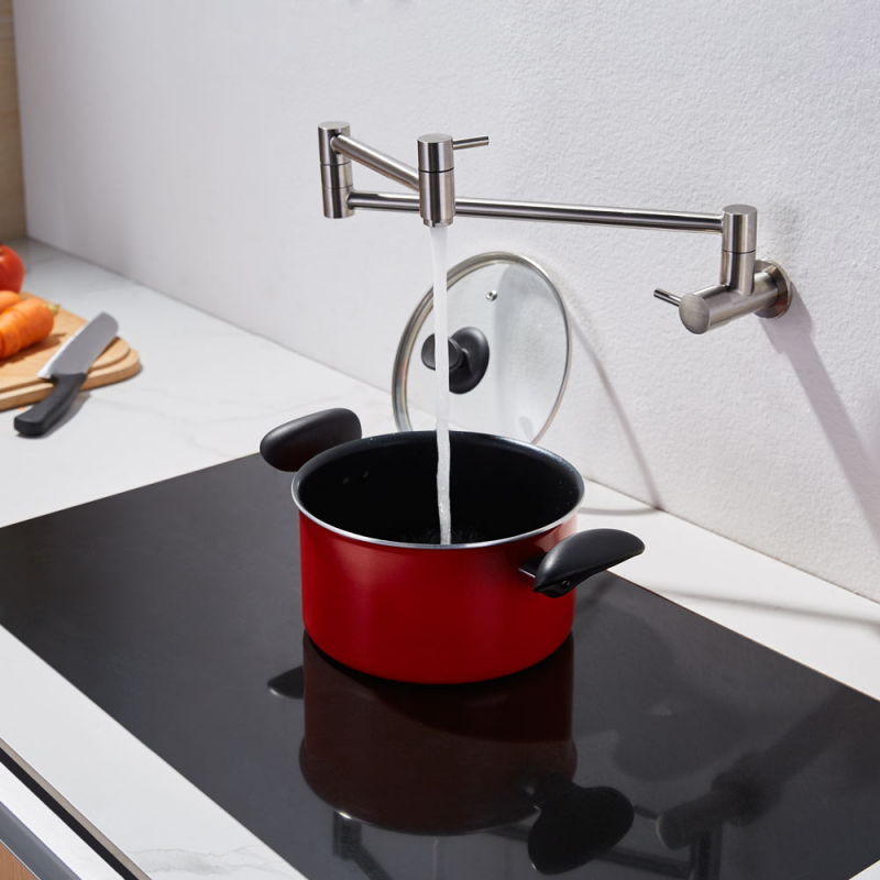 Topffüller wasserhahn mit Schwingarm