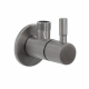 Robinet d’équerre avec filtre 1/2"×3/8"acier inoxydable brossé