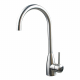 Inox Robinet de bar et de cuisine,1 poignée, acier inoxydable brossé