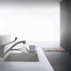 Inox Mitigeur monocommande pour cuisine avec levier clinique et bec mobile