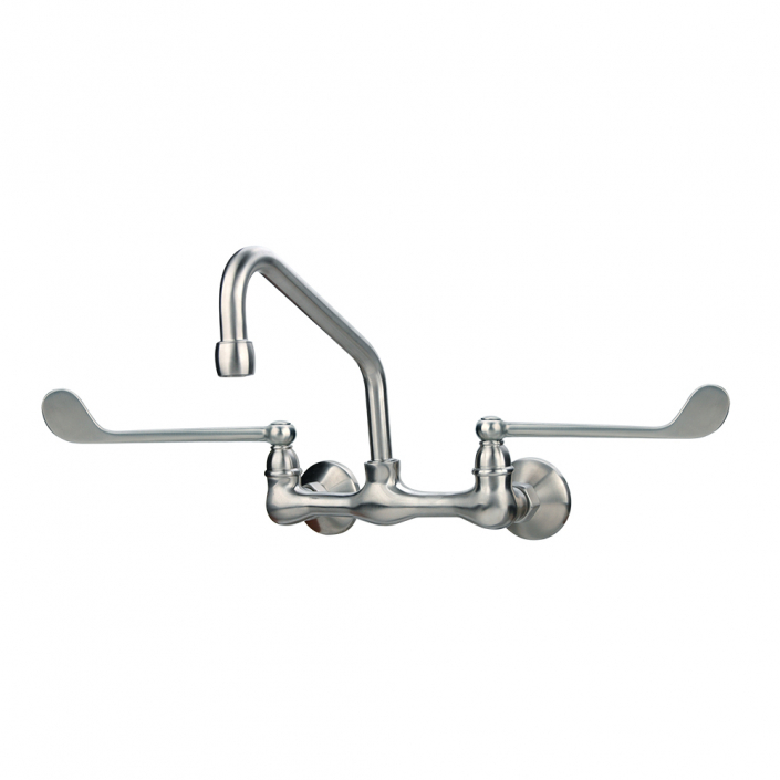 Robinet Médical inox mural,bec pivotant