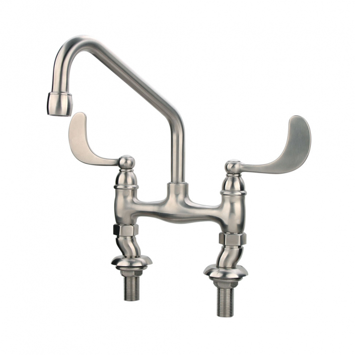 Robinet Médical inox,bec mobile haut