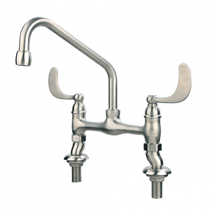 Robinet Médical inox sur table,bec pivotant