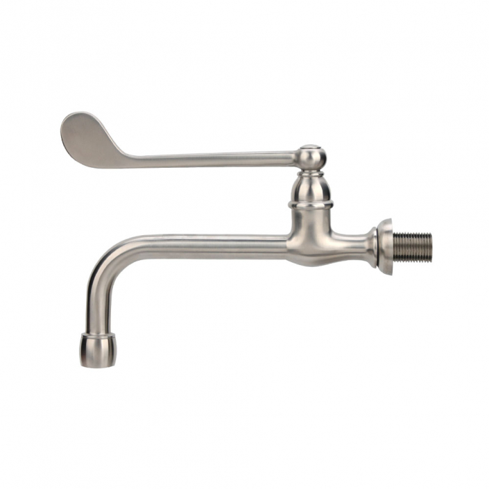 robinets d'hôpital en acier inoxydable, inox brossé
