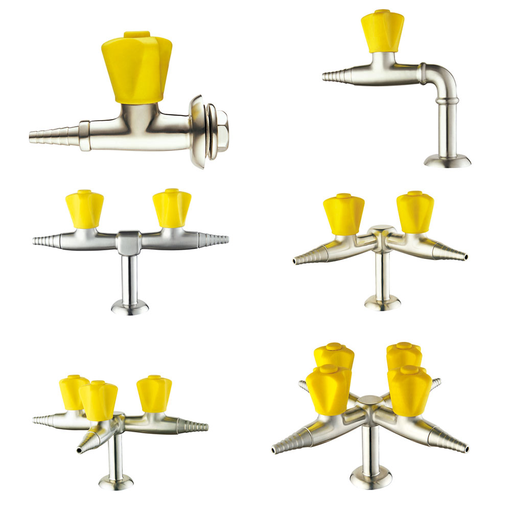 raccord du robinet de laboratoire, acier inox