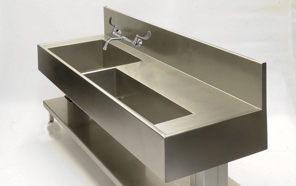 Robinets de lavabo chirurgical, 100% acier inoxydable